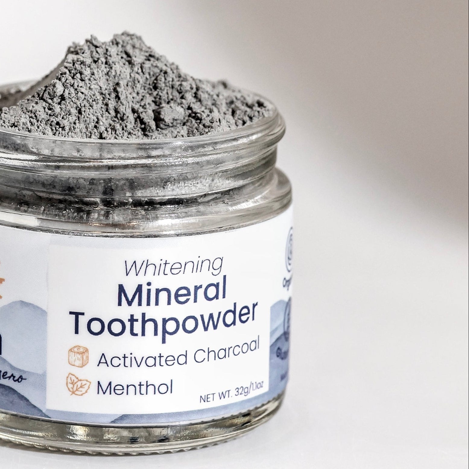 Whitening Mineral Toothpowder - Activated Charcoal & Menthol